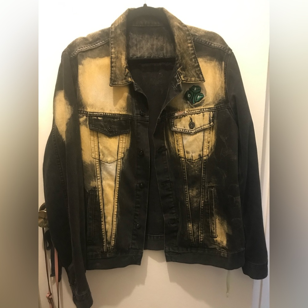 Off-White Liberty Print Denim Jacket
